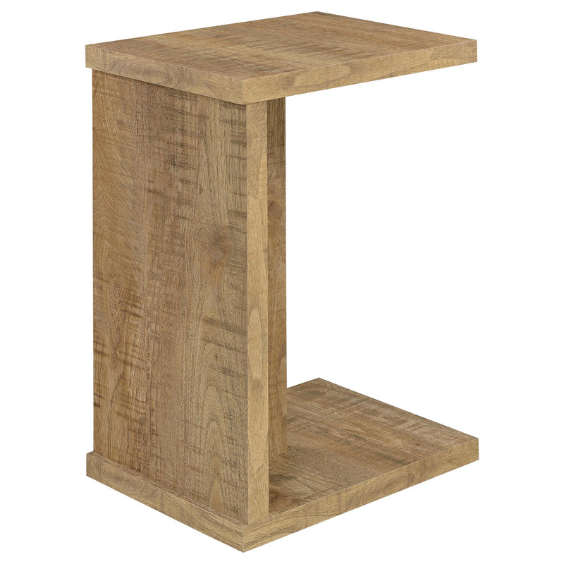 Clower Engineered Wood C-Shaped Sofa Side Table Mango - 930277