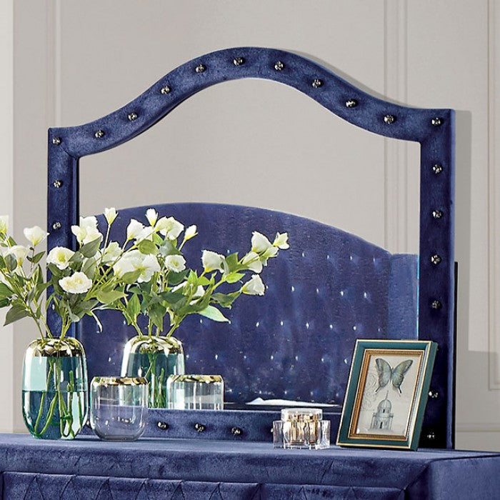 ALZIRE Blue Queen Bedroom Set