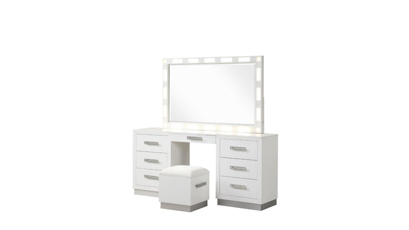 Coco Vanity Set Milky White - Coco Vanity Set Milky White