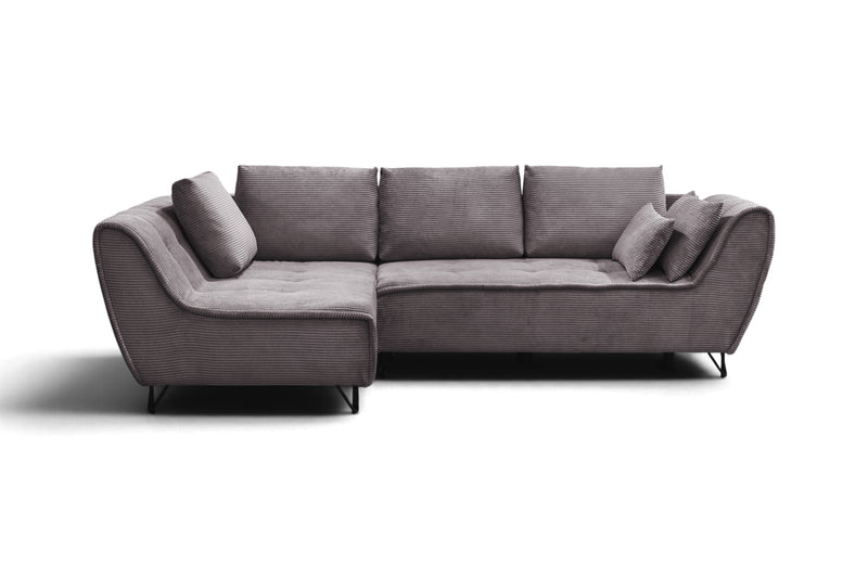 Cocoli Sectional W/ Bed Dark Taupe Set - p14467