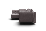Cocoli Sectional W/ Bed Dark Taupe Set - p14467