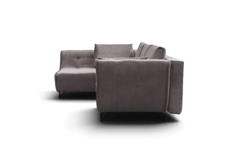 Cocoli Sectional W/ Bed Dark Taupe Set - p14467