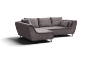 Cocoli Sectional W/ Bed Dark Taupe Set - p14467