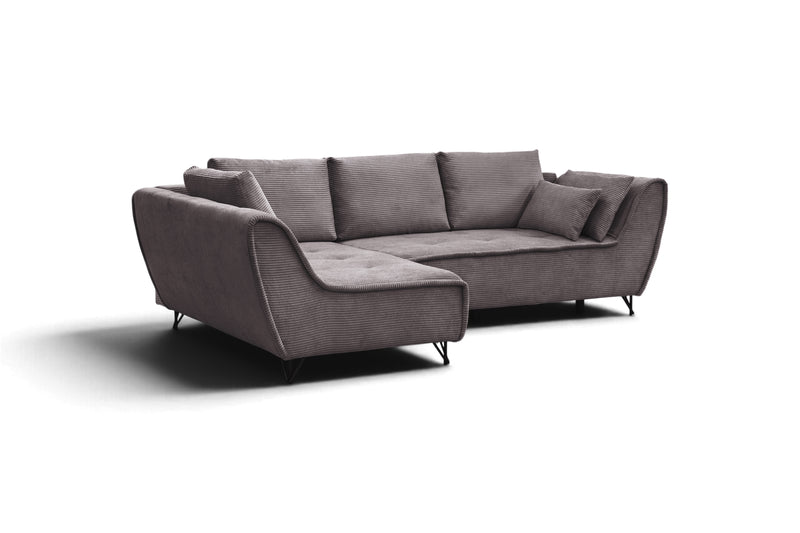 Cocoli Sectional W/ Bed Dark Taupe Set - p14467