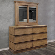 Coimbra Rustic Natural Tone Dresser - CM7623D