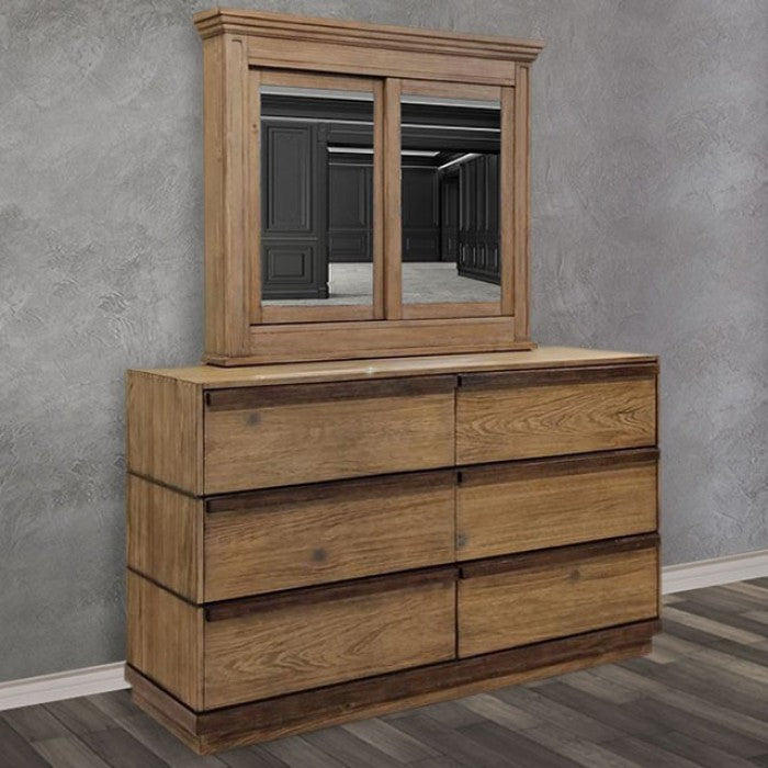 Coimbra Rustic Natural Tone Dresser - CM7623D
