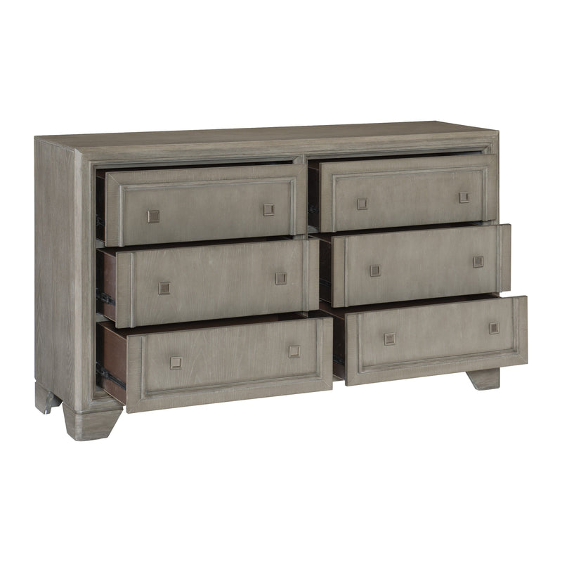 Colchester Gray Upholstered Panel Bedroom Set - Gate FurnitureBedroom Set