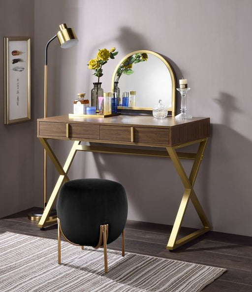 Coleen Vanity Desk W/Mirror & Jewelry Tray - AC00665