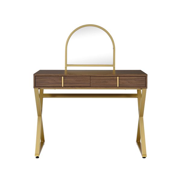 Coleen Vanity Desk W/Mirror & Jewelry Tray - AC00665