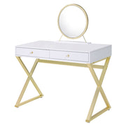 Coleen Vanity Desk W/Mirror & Jewelry Tray - AC00667