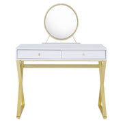 Coleen Vanity Desk W/Mirror & Jewelry Tray - AC00667
