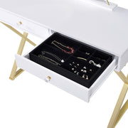 Coleen Vanity Desk W/Mirror & Jewelry Tray - AC00667