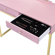 Coleen Vanity Desk W/Mirror & Jewelry Tray - AC00668