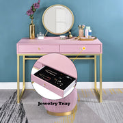 Coleen Vanity Desk W/Mirror & Jewelry Tray - AC00668
