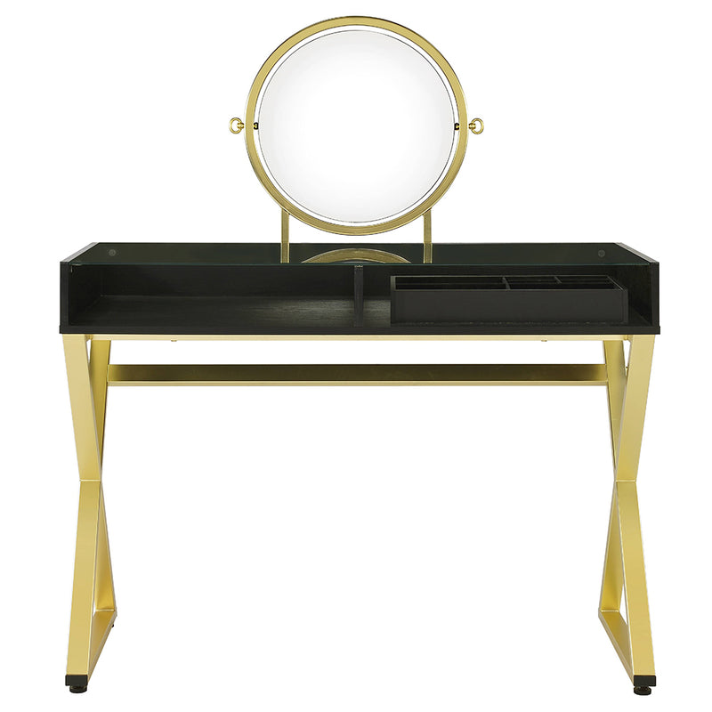 Coleen Vanity Desk W/Mirror & Jewelry Tray - AC00669