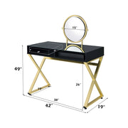 Coleen Vanity Desk W/Mirror & Jewelry Tray - AC00669