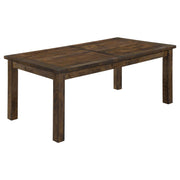 Coleman Rectangular 79-inch Dining Table Rustic Golden Brown - 107041