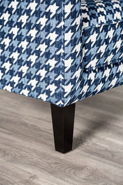Colindale Gray/Blue Accent Chair - FM61111BL-CH-PT