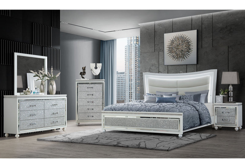 Collete White Chest - COLLETE-WHITE-CH - Gate Furniture