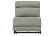 Colleyville Stone 4 - Piece Power Reclining Sectional with Chaise - Gate FurniturePower Reclining Sectional