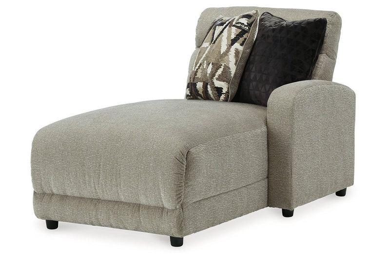 Colleyville Stone 4 - Piece Power Reclining Sectional with Chaise - Gate FurniturePower Reclining Sectional