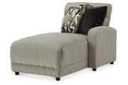 Colleyville Stone 4 - Piece Power Reclining Sectional with Chaise - Gate FurniturePower Reclining Sectional