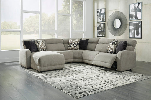 Colleyville Stone Armless Power Recliner 5 Piece LAF Sectional - Gate FurniturePower Recliner
