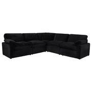 Collins 5-piece Modular Power Reclining Sectional Black - 610360P