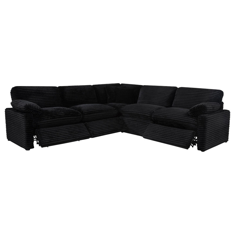 Collins 5-piece Modular Power Reclining Sectional Black - 610360P