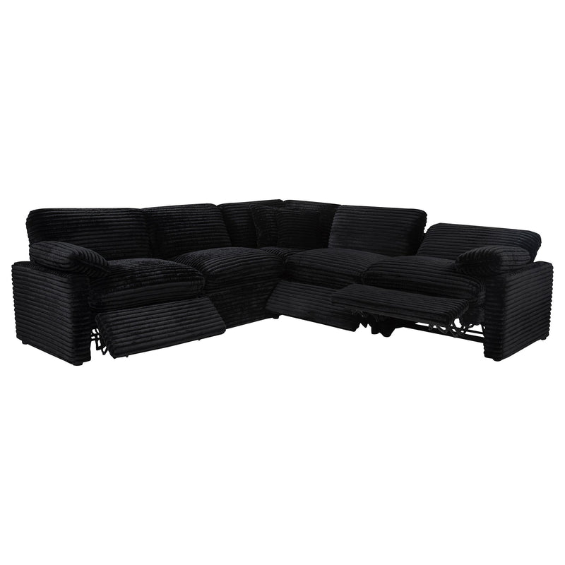 Collins 5-piece Modular Power Reclining Sectional Black - 610360P