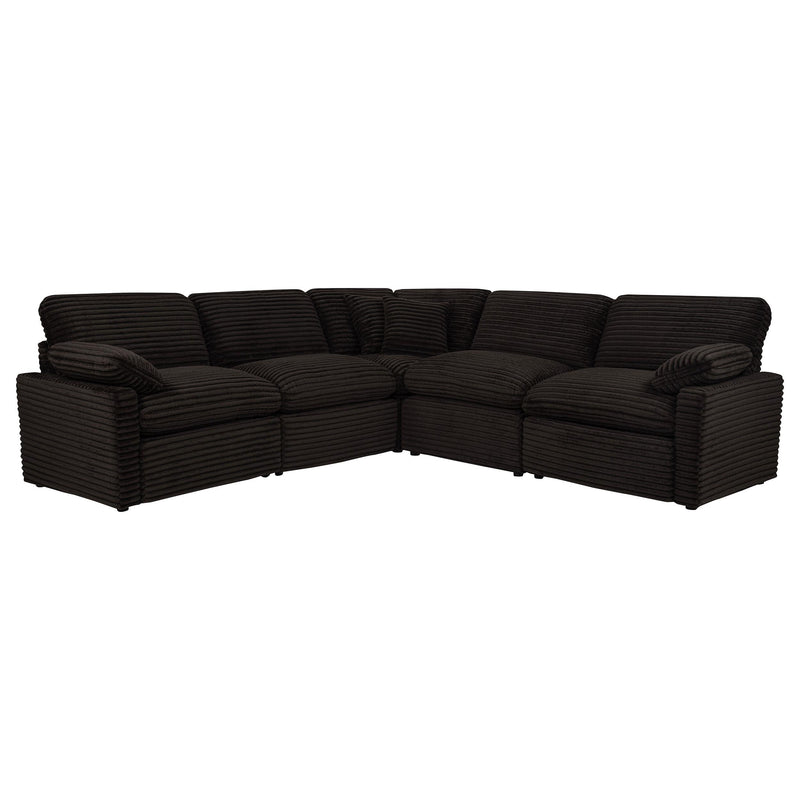 Collins 5-piece Modular Power Reclining Sectional Chocolate Brown - 610350P