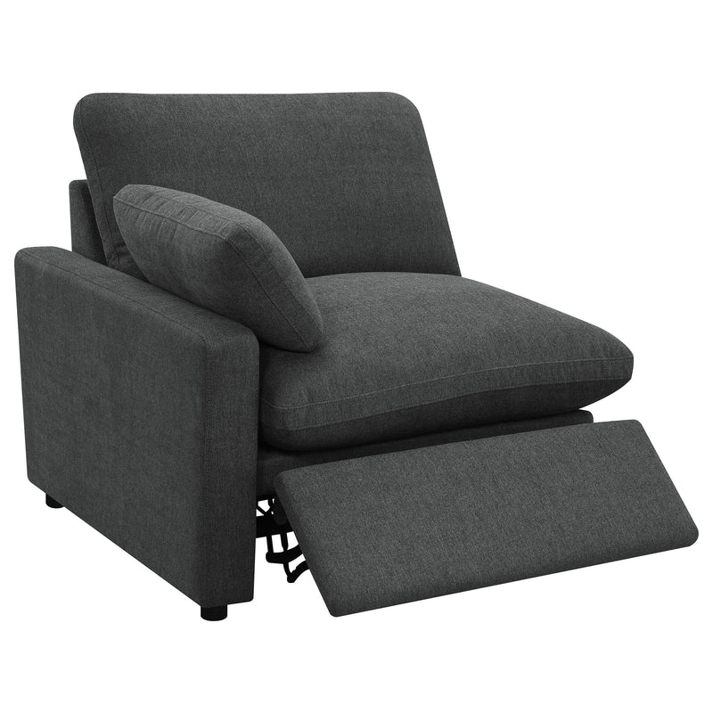 Collins 5-piece Modular Power Reclining Sectional Dark Grey - 609530P