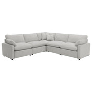 Collins 5-piece Modular Power Reclining Sectional Grey - 609560P