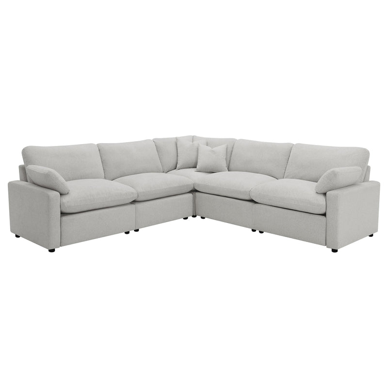 Collins 5-piece Modular Power Reclining Sectional Grey - 609560P