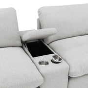 Collins 5-Piece Power Reclining Home Theater Seating Grey - 609561PT