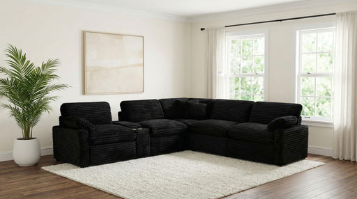 Collins 6-piece Modular Power Reclining Sectional Black - 610360P-SET