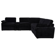 Collins 6-piece Modular Power Reclining Sectional Black - 610360P-SET