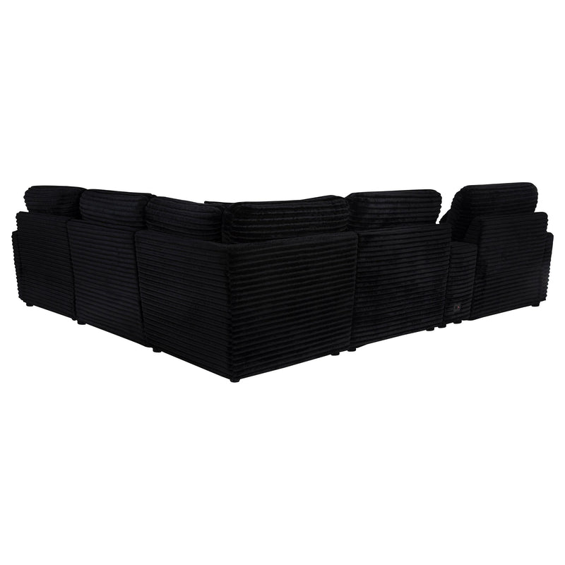Collins 6-piece Modular Power Reclining Sectional Black - 610360P-SET