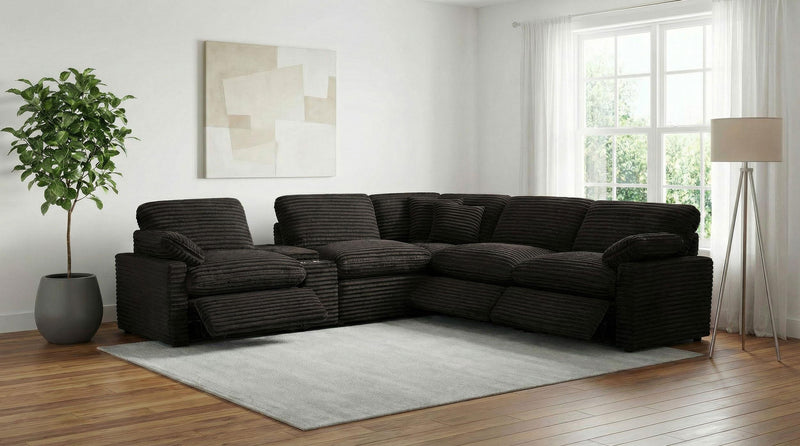 Collins 6-piece Modular Power Reclining Sectional Chocolate Brown - 610350P-SET