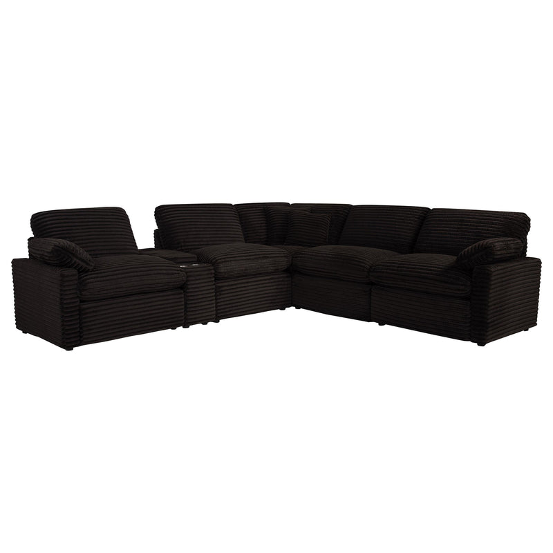 Collins 6-piece Modular Power Reclining Sectional Chocolate Brown - 610350P-SET