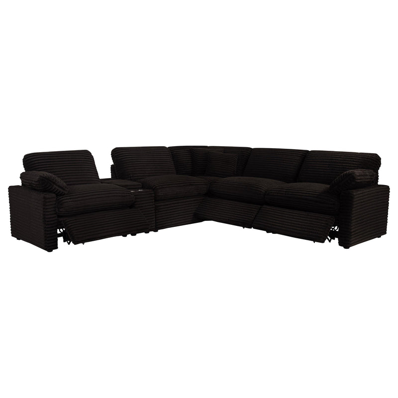 Collins 6-piece Modular Power Reclining Sectional Chocolate Brown - 610350P-SET