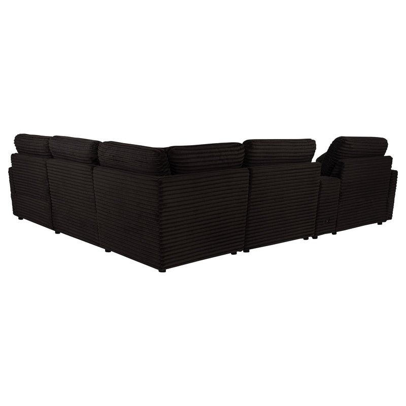 Collins 6-piece Modular Power Reclining Sectional Chocolate Brown - 610350P-SET