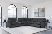 Collins 6-piece Modular Power Reclining Sectional Dark Grey - 609530P-SET