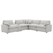 Collins 6-piece Modular Power Reclining Sectional Grey - 609560P-SET