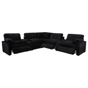 Collins 7-piece Modular Power Reclining Sectional Black - 610360P-SETA