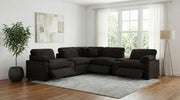 Collins 7-piece Modular Power Reclining Sectional Chocolate Brown - 610350P-SETA
