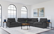 Collins 7-piece Modular Power Reclining Sectional Dark Grey - 609530P-SETA