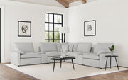 Collins 7-piece Modular Power Reclining Sectional Grey - 609560P-SETA