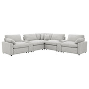Collins 7-piece Modular Power Reclining Sectional Grey - 609560P-SETA
