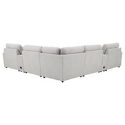 Collins 7-piece Modular Power Reclining Sectional Grey - 609560P-SETA